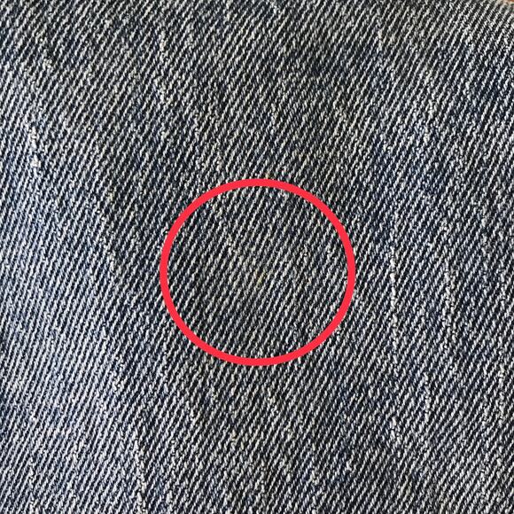 Madewell The Perfect Vintage Crop Jean in Ainsworth Wash Raw Hem Plus Size 36P - Picture 11 of 14